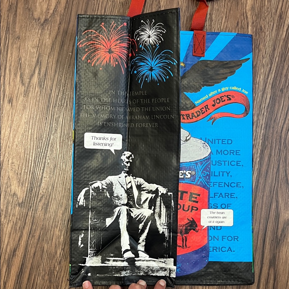 Trader Joe’s WASHINGTON DC Mystery Bag Reusable Tote Bag - Picture 5 of 6